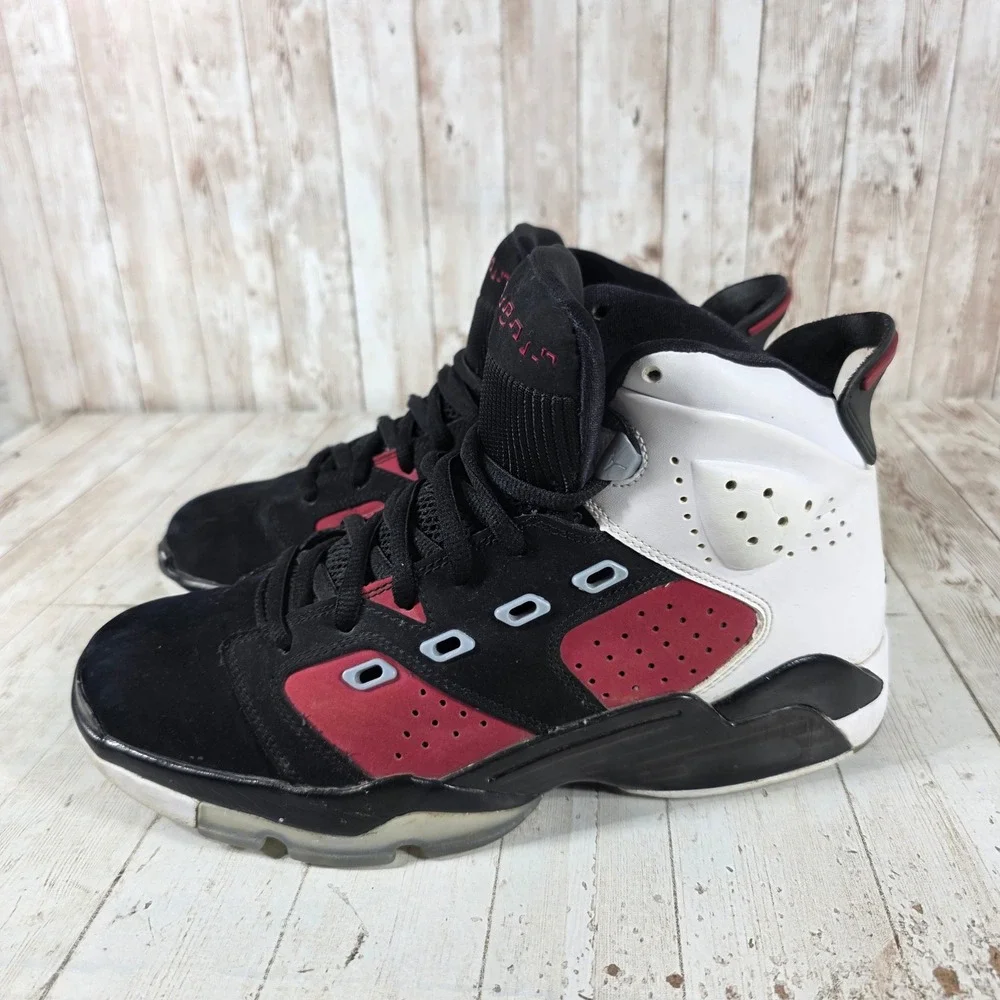 Jordan‎ 6-17-23 Mens Black White Gym Red Hybrid Basketball DC7330-006 Size 9